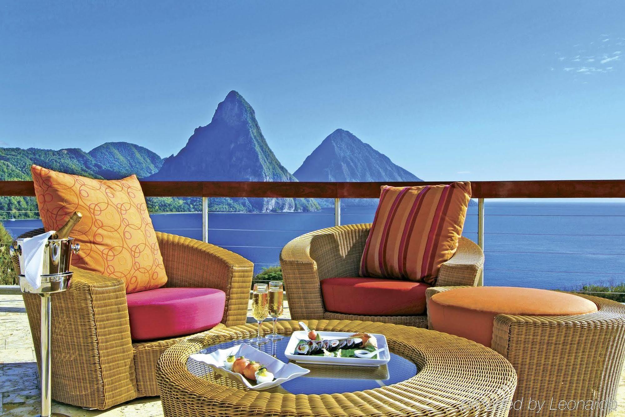 Hotel Jade Mountain Soufrière Ristorante foto